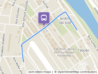 Mapa da parada