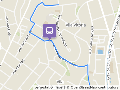 Mapa da parada