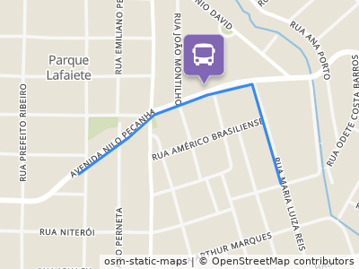 Mapa da parada