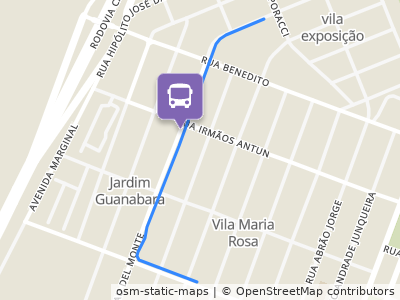 Mapa da parada