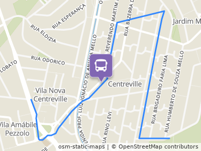 Mapa da parada