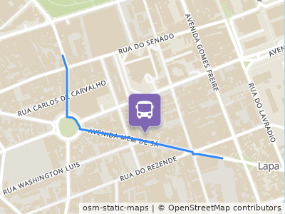 Mapa da parada