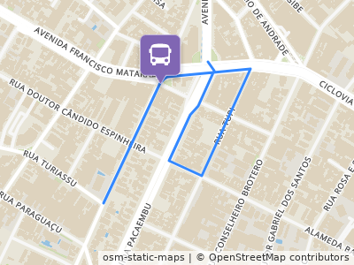 Mapa da parada