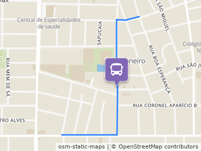 Mapa da parada