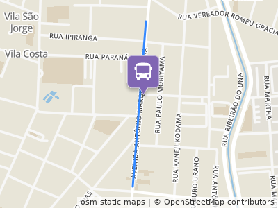 Mapa da parada
