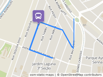 Mapa da parada