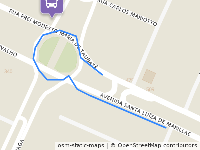 Mapa da parada