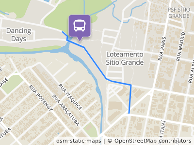 Mapa da parada