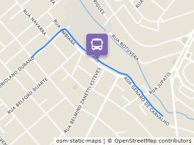 Mapa da parada