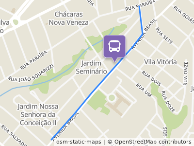 Mapa da parada