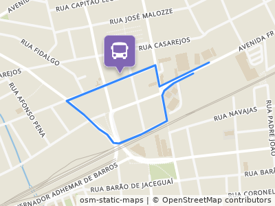 Mapa da parada