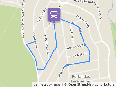 Mapa da parada