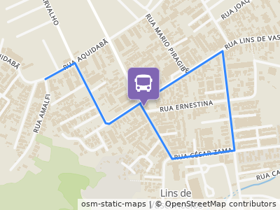 Mapa da parada