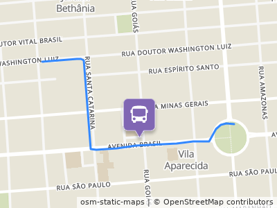 Mapa da parada