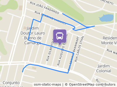 Mapa da parada