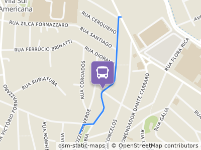 Mapa da parada
