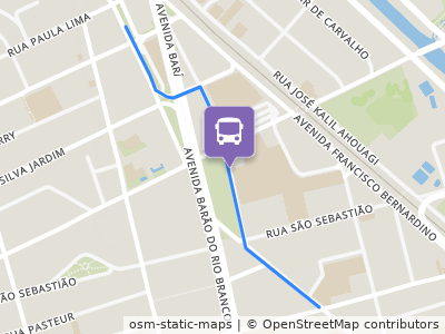 Mapa da parada