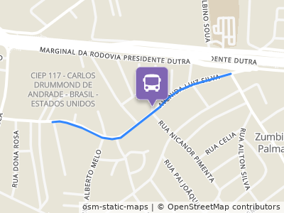 Mapa da parada