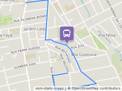 Mapa da parada