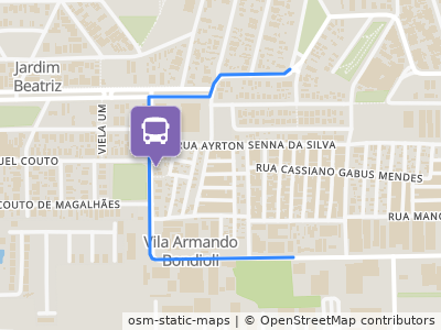 Mapa da parada