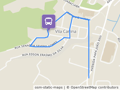 Mapa da parada