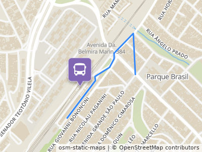 Mapa da parada