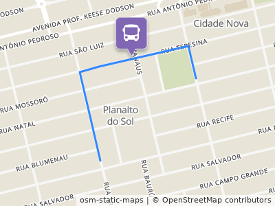 Mapa da parada