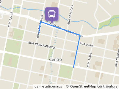 Mapa da parada