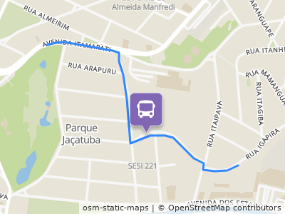 Mapa da parada