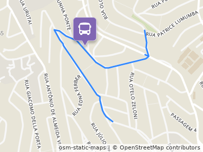 Mapa da parada