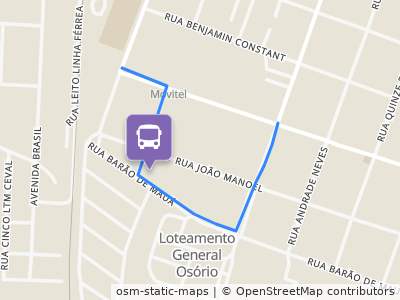 Mapa da parada