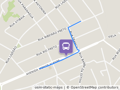 Mapa da parada