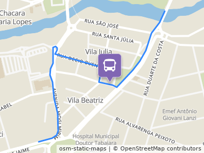 Mapa da parada