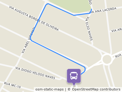 Mapa da parada