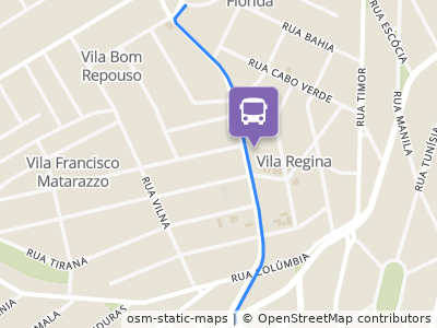 Mapa da parada