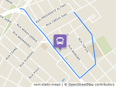 Mapa da parada