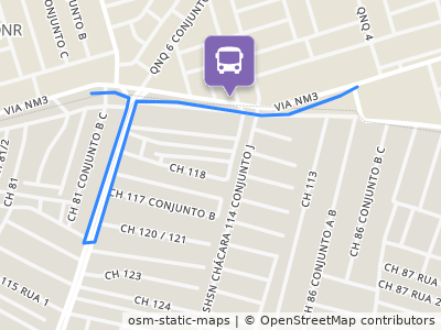 Mapa da parada