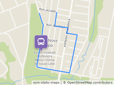 Mapa da parada