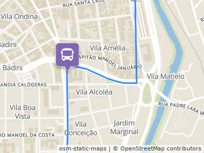 Mapa da parada