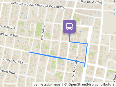 Mapa da parada