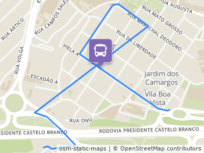 Mapa da parada