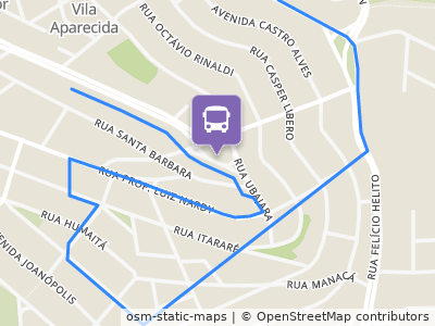 Mapa da parada