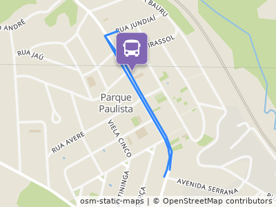 Mapa da parada