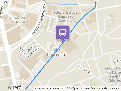 Mapa da parada