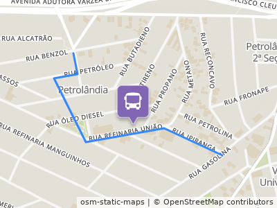 Mapa da parada