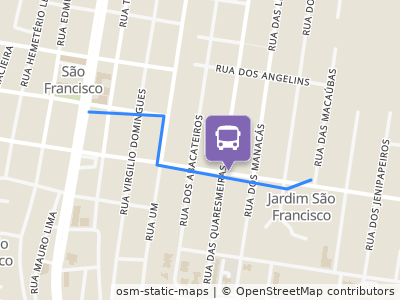 Mapa da parada