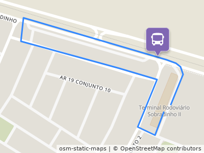 Mapa da parada