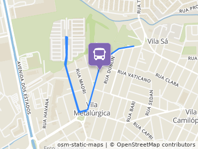 Mapa da parada