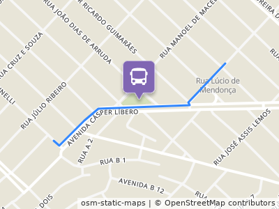 Mapa da parada