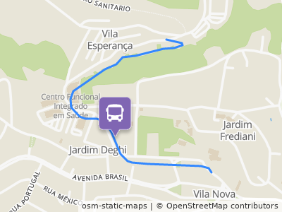 Mapa da parada